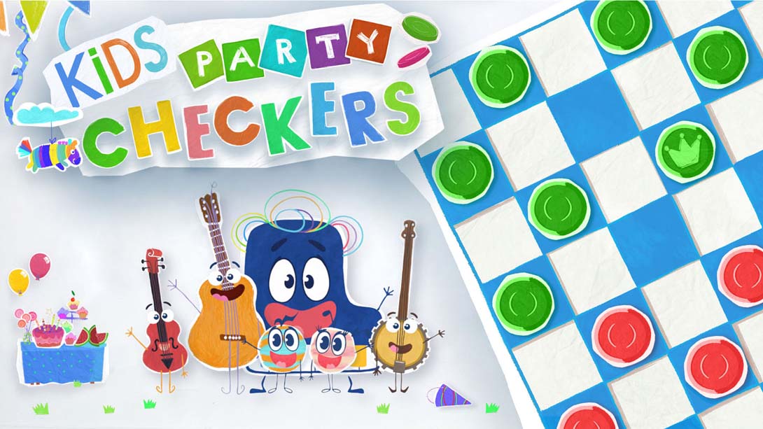【美版】儿童派对跳棋 .Kids Party Checkers_0