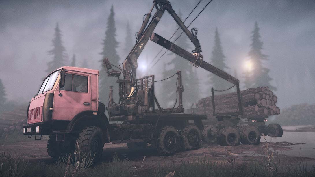 旋转轮胎 泥泞奔驰 Spintires MudRunner American Wilds_4