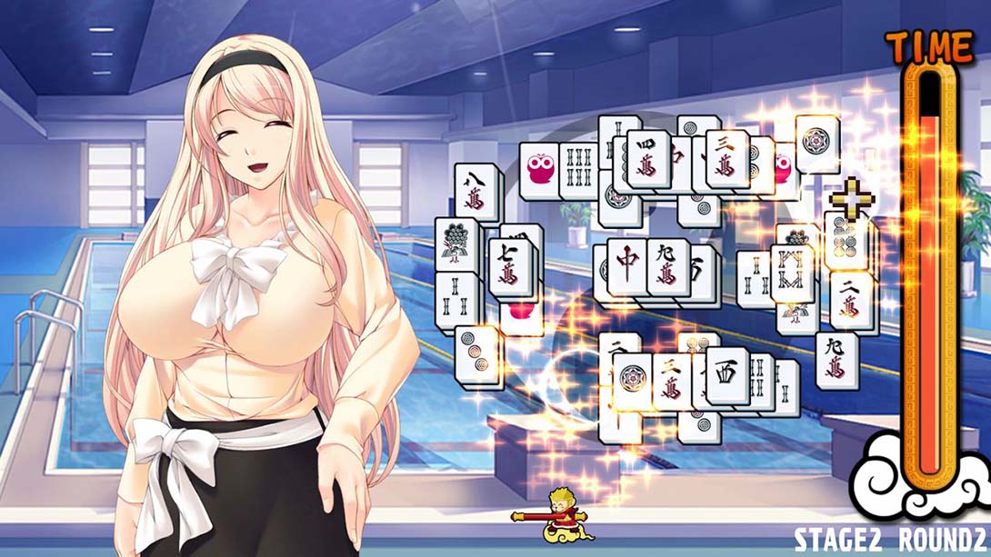 美少女麻将纸牌 Pretty Girls Mahjong Solitaire_4