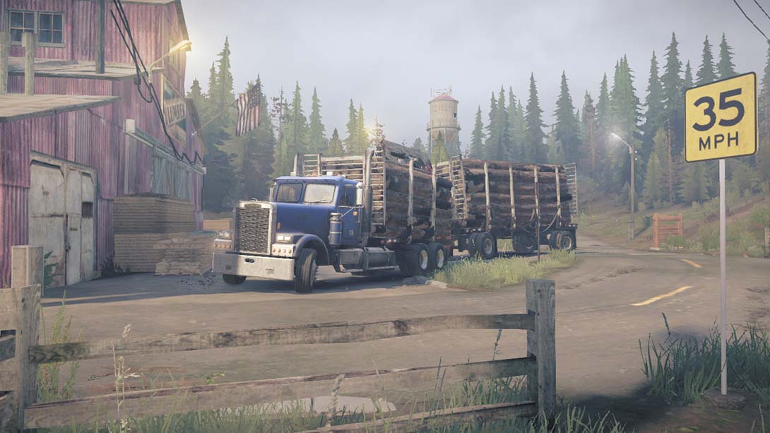 旋转轮胎 泥泞奔驰 Spintires MudRunner American Wilds_2