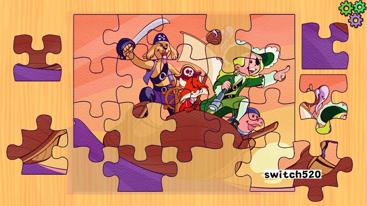 适合儿童和幼儿的教育冒险学习儿童益智游戏Pirates Jigsaw Puzzle - Education Adventure Learning Childre_1