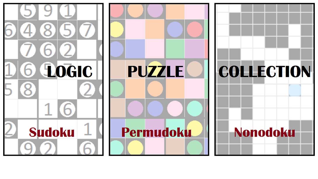 Logic Puzzle Collection: Sudoku - Permudoku - Nonodoku_0