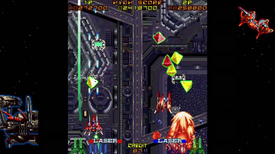 【美版】雷射战机 复刻版 Layer Section & Galactic Attack S-Tribute_4