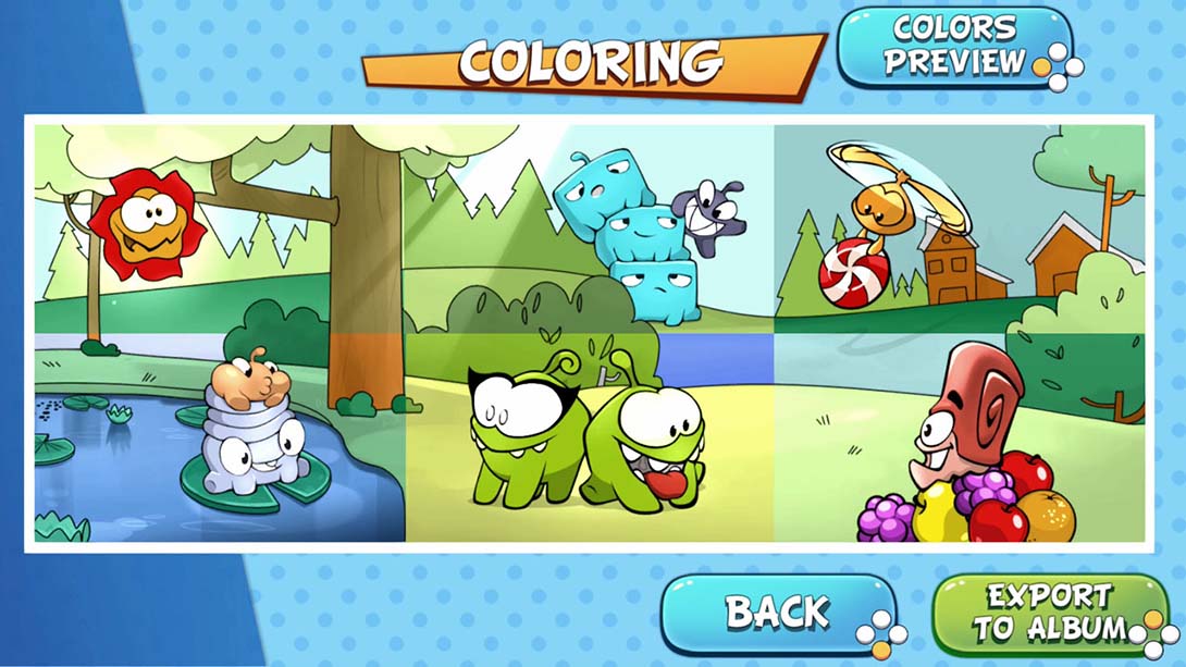 【美版】Om Nom：着色、卡通和拼图 Om Nom: Coloring, Toons & Puzzle_3