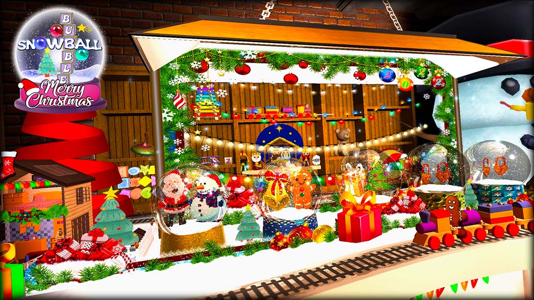 圣诞节雪球泡泡 Merry Christmas Snowball Bubble_0
