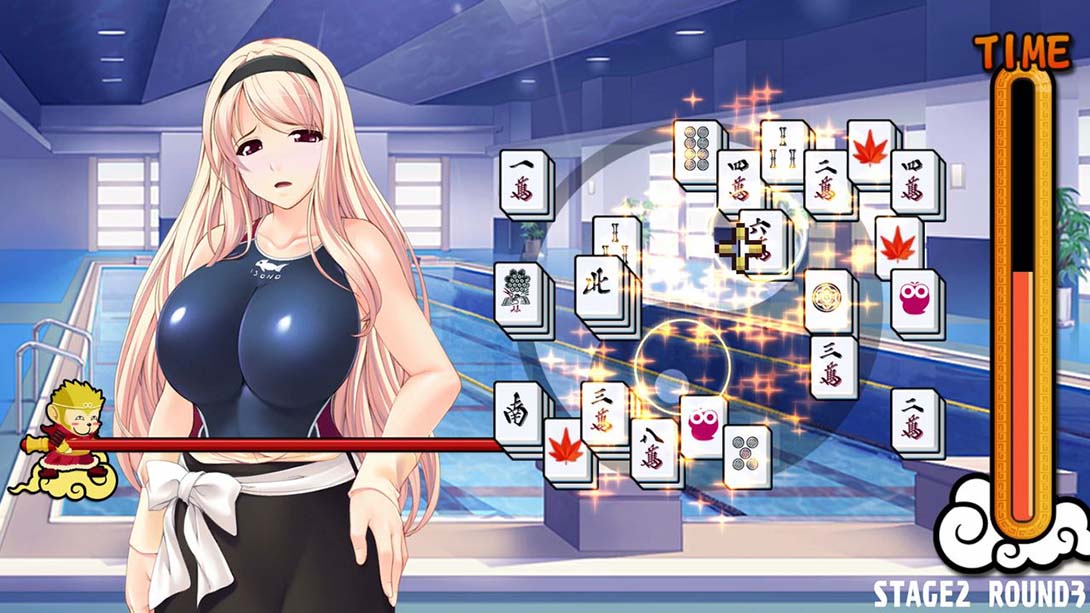 美少女麻将纸牌 Pretty Girls Mahjong Solitaire_6