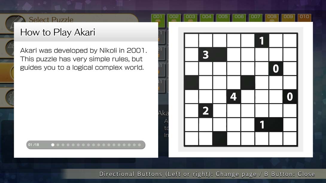 【美版】Puzzle by Nikoli S Akari_4