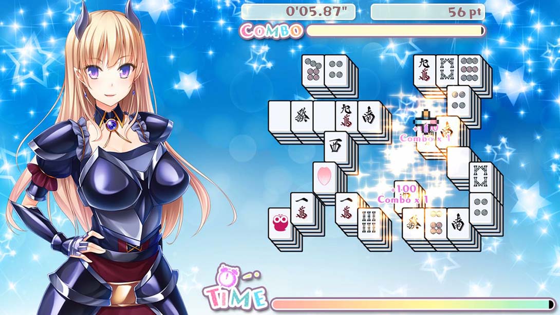 美味美女麻将牌 Delicious! Pretty Girls Mahjong Solitaire_4
