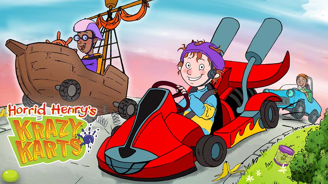 可怕的亨利的疯狂卡丁车 Horrid Henry's Krazy Karts_0
