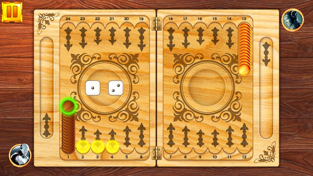 【美版】Backgammon: Board Game Puzzle_1
