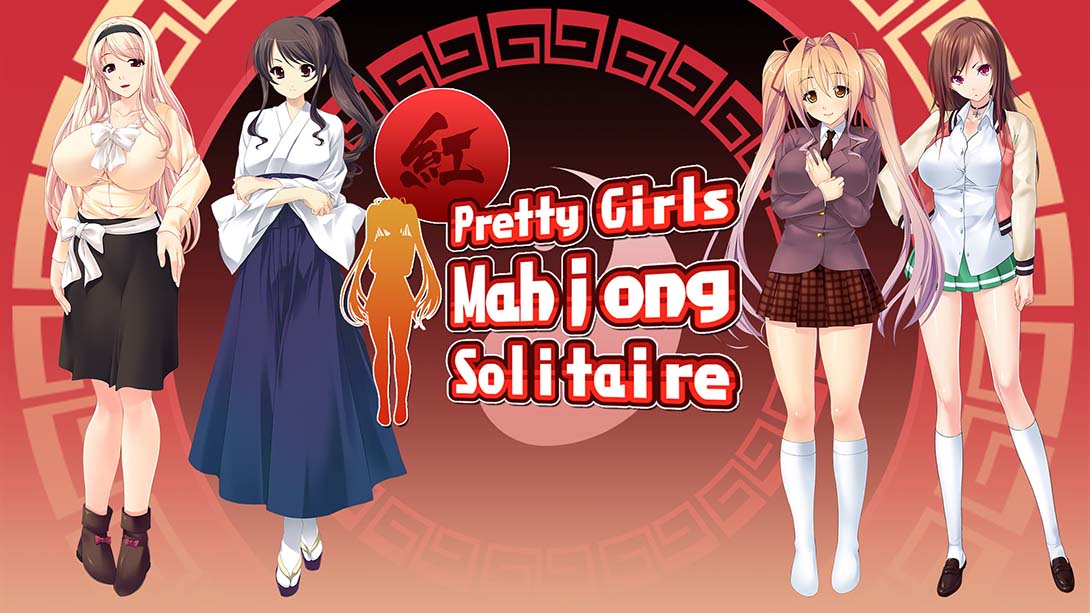 美少女麻将纸牌 Pretty Girls Mahjong Solitaire_0