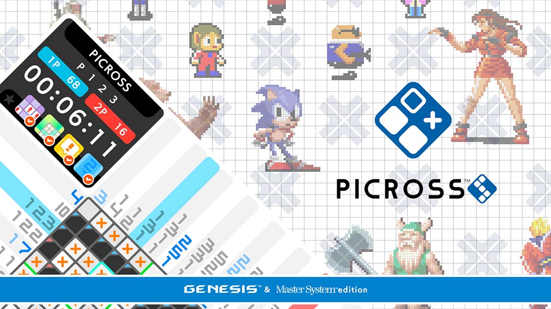 绘图方块S 世嘉版 Picross S MEGA DRIVE Master System edition Trial Version_0