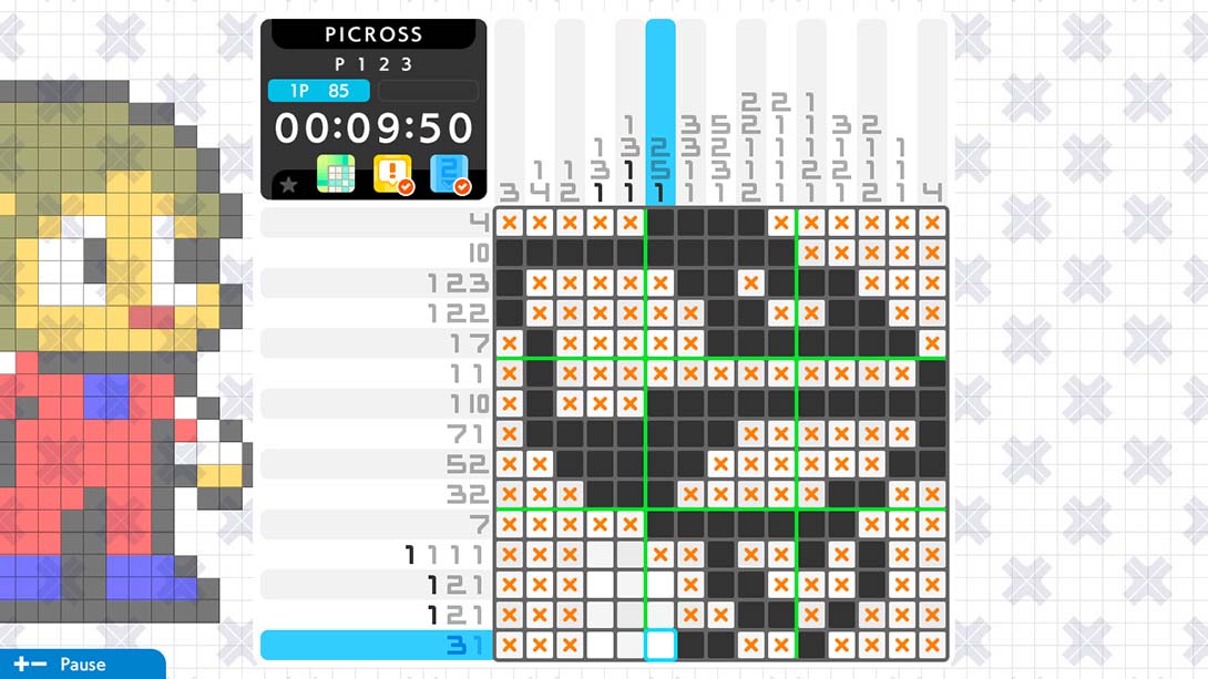 绘图方块S 世嘉版 Picross S MEGA DRIVE Master System edition Trial Version_4
