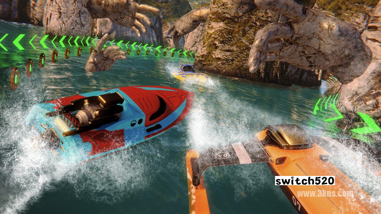 赛船模拟器 - 3D特技赛车驾驶船在海洋中 Race Boat Simulator - 3D Stunt Racing Driving Ship in Ocea_4