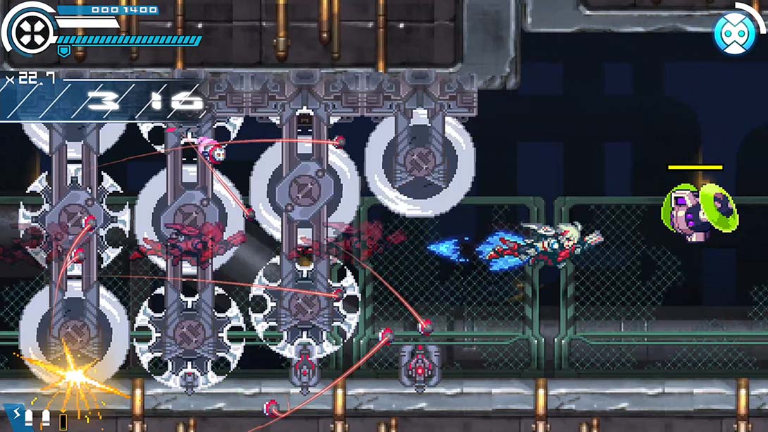 银白钢铁X Gunvolt Chronicles Luminous Avenger iX_3