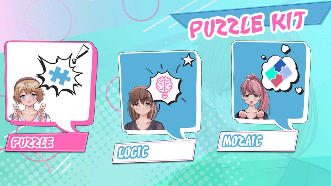 【美版】ANIME BEAUTY GIRL PUZZLE - LOVE GAME HISTORY ADVENTURE_2