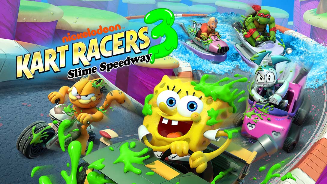 【美版】尼克卡通赛车 3:史莱姆赛道 Nickelodeon Kart Racers 3: Slime Speedway_0