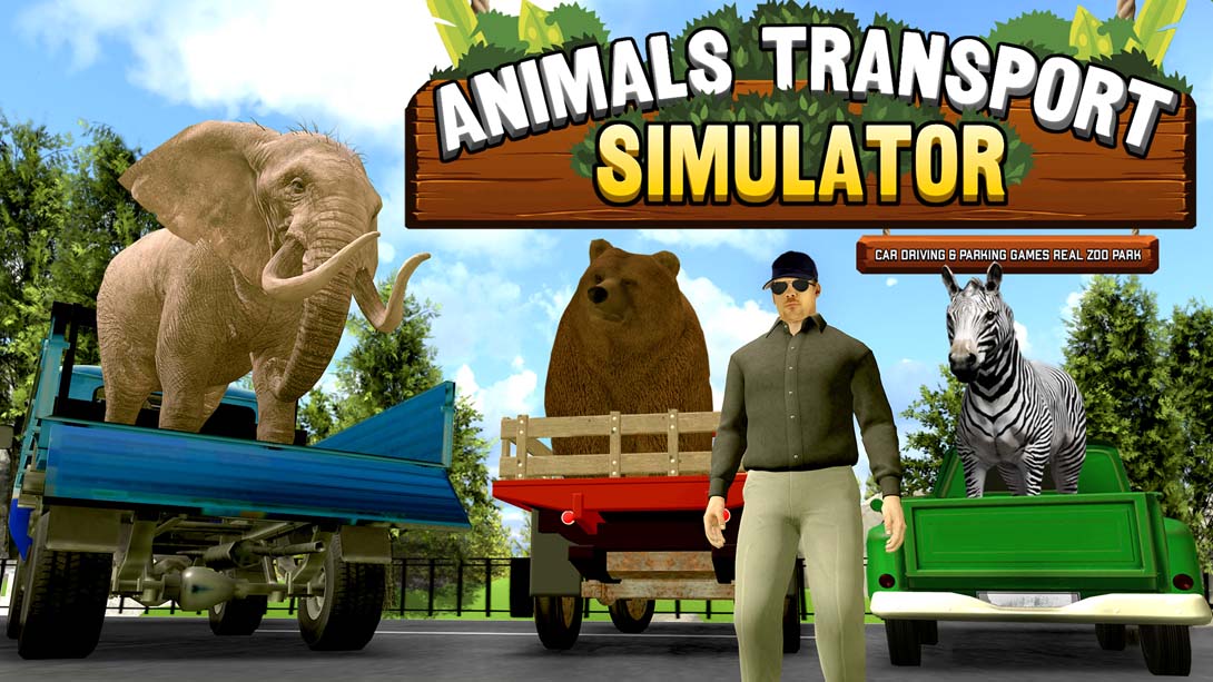 【美版】Animals Transport Simulator - car driving & parking games real zoo park_0