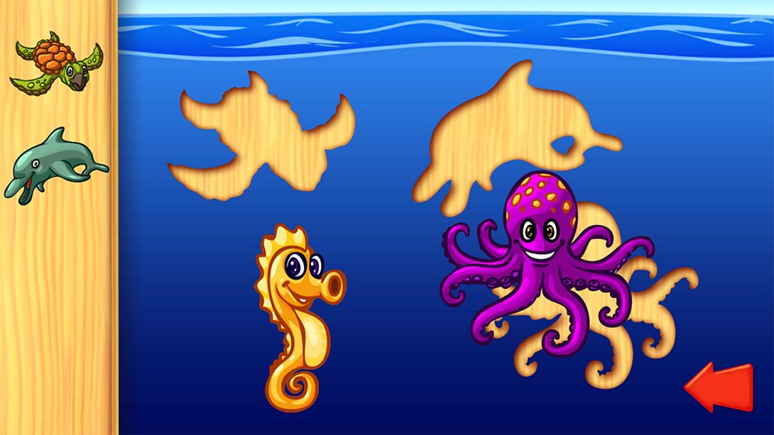 【美版】海洋动物谜题-学龄前儿童动物学习谜题游戏 Ocean Animals Puzzle - Preschool Animal Learning Puzzles Ga_5