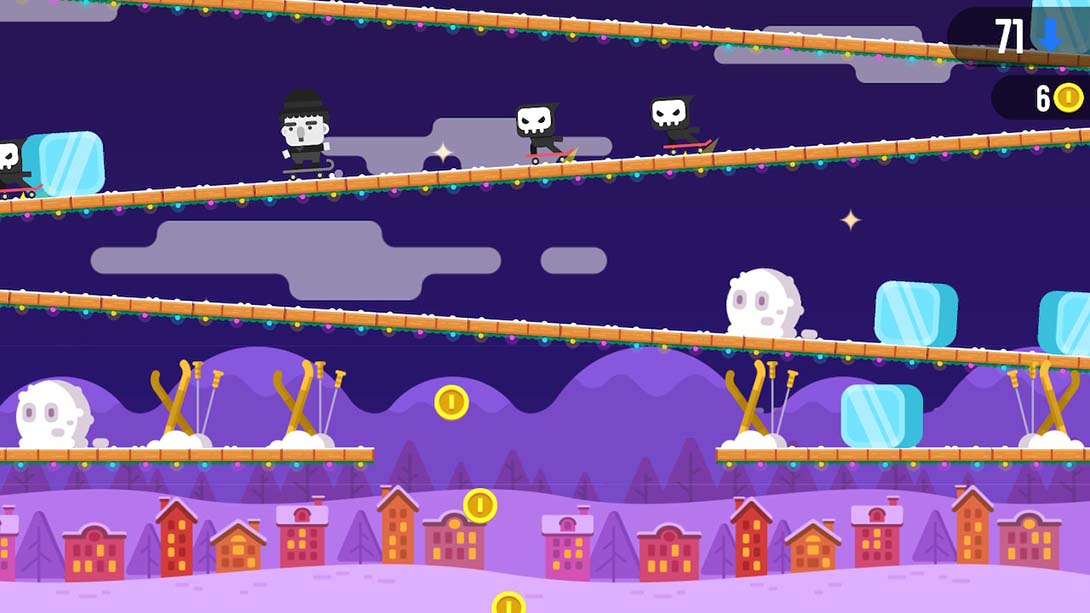 速降滑板比赛游戏 Tap Skaters_4