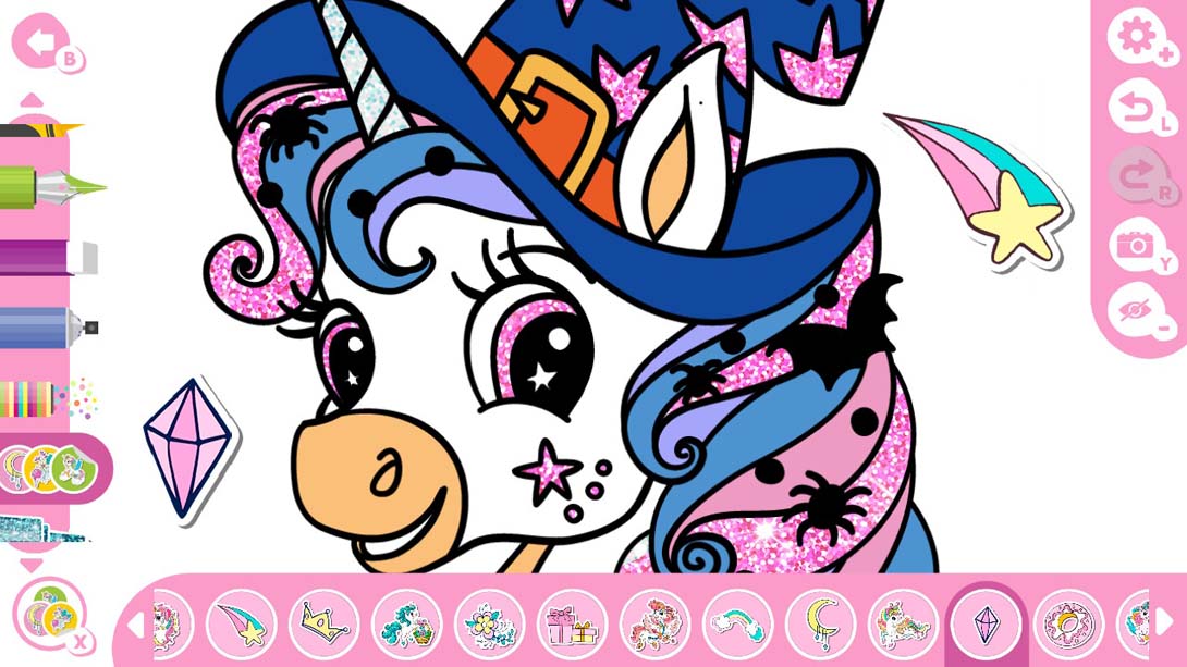 【美版】我可爱的独角兽涂色书 My Cute Unicorns - Coloring Book_4