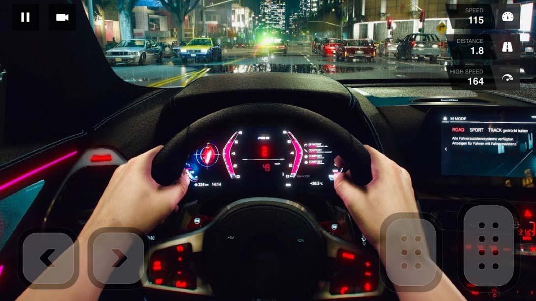 【美版】赛车高速公路驾驶模拟器，真正的停车司机模拟速度交通豪华2022 Car Racing Highway Driving Simulator, real parki_3