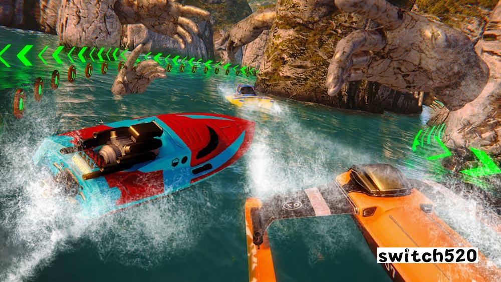 赛船模拟器 - 3D特技赛车驾驶船在海洋中 Race Boat Simulator - 3D Stunt Racing Driving Ship in Ocea_9