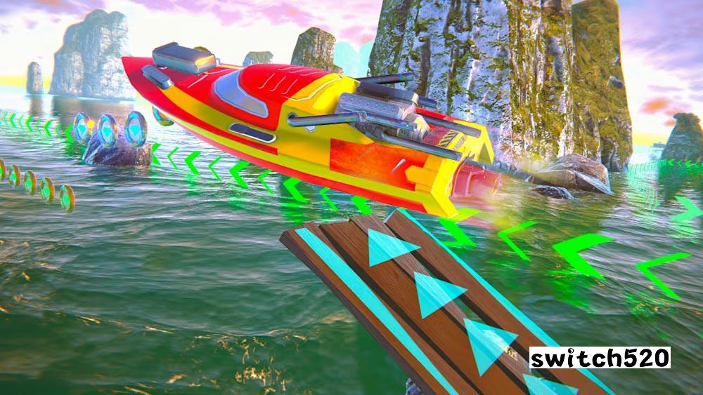 赛船模拟器 - 3D特技赛车驾驶船在海洋中 Race Boat Simulator - 3D Stunt Racing Driving Ship in Ocea_7