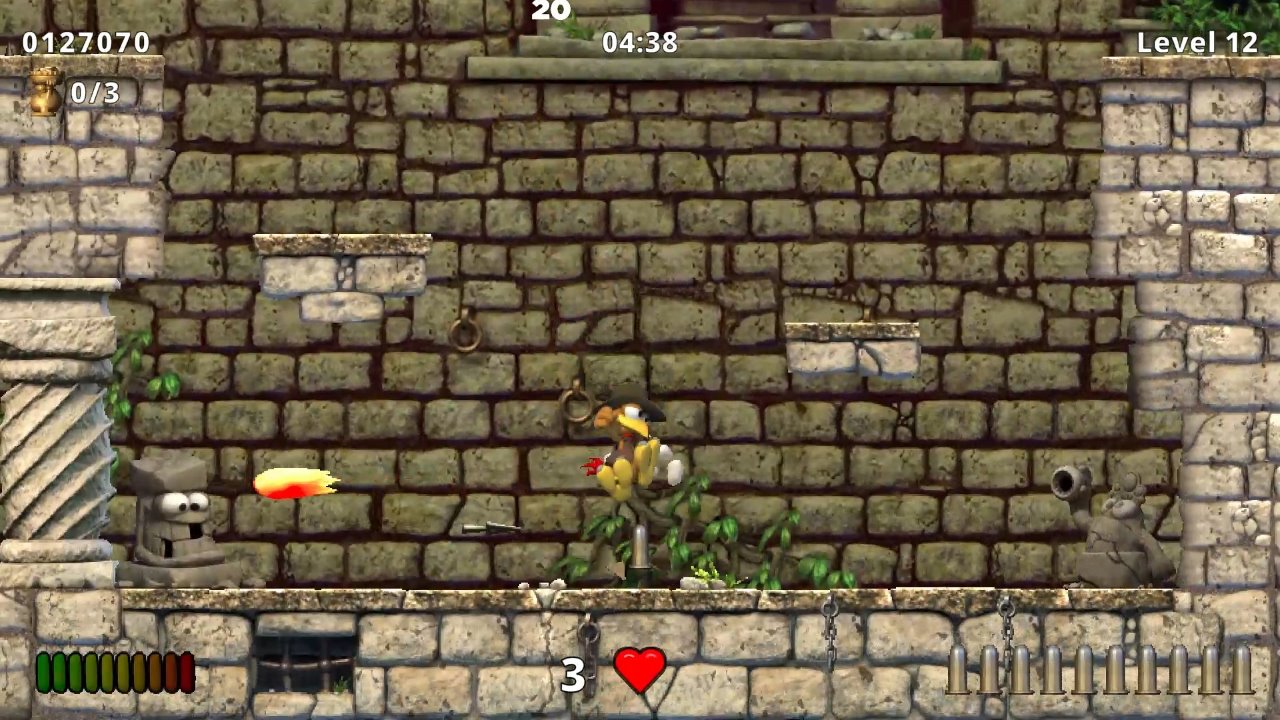 【美版】怪鸡跑酷：宝藏猎人 Moorhuhn Jump and Run 'Traps and Treasures_2