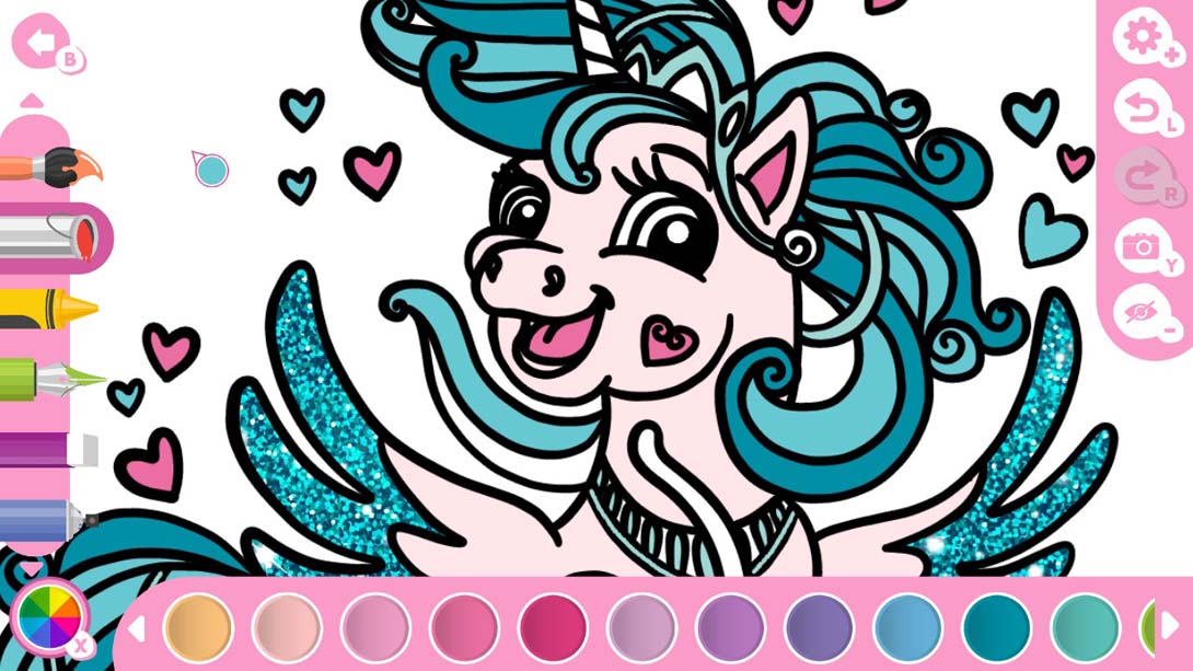 【美版】我可爱的独角兽涂色书 My Cute Unicorns - Coloring Book_1