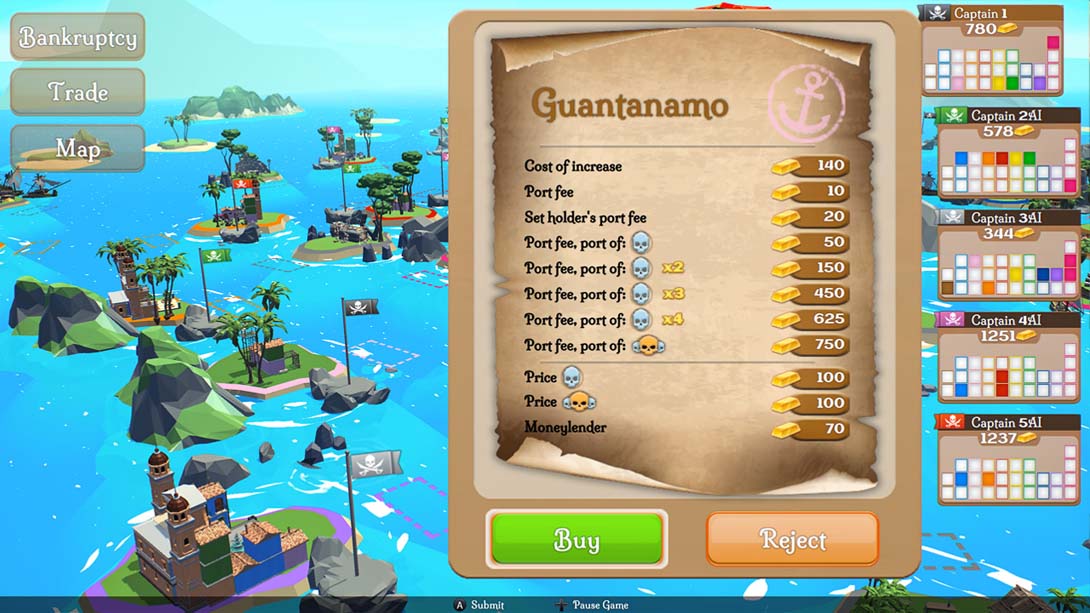 【美版】海盗黄金:加勒比宝藏 Piratepoly Gold: Caribbean Treasure_2
