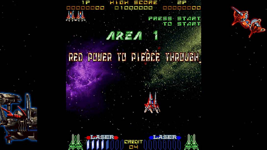 【美版】雷射战机 复刻版 Layer Section & Galactic Attack S-Tribute_2