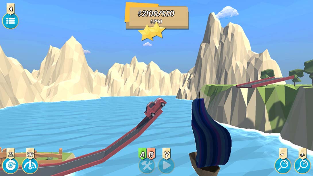 【美版】桥梁建设者赛车 Bridge Builder Racer_6