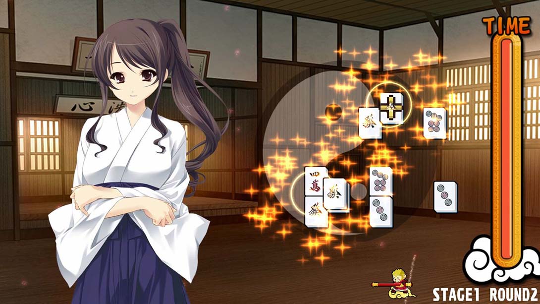 美少女麻将纸牌 Pretty Girls Mahjong Solitaire_5