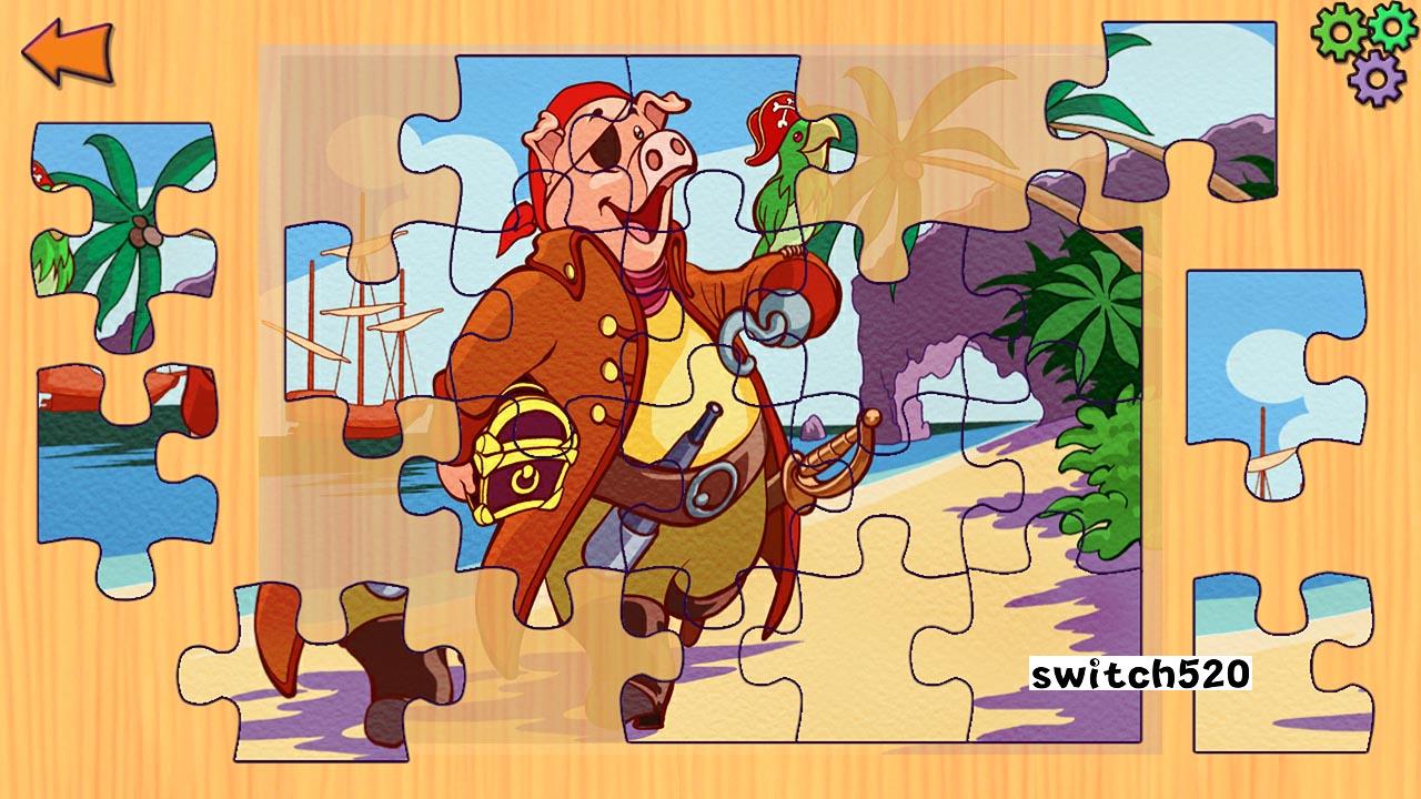 适合儿童和幼儿的教育冒险学习儿童益智游戏Pirates Jigsaw Puzzle - Education Adventure Learning Childre_4