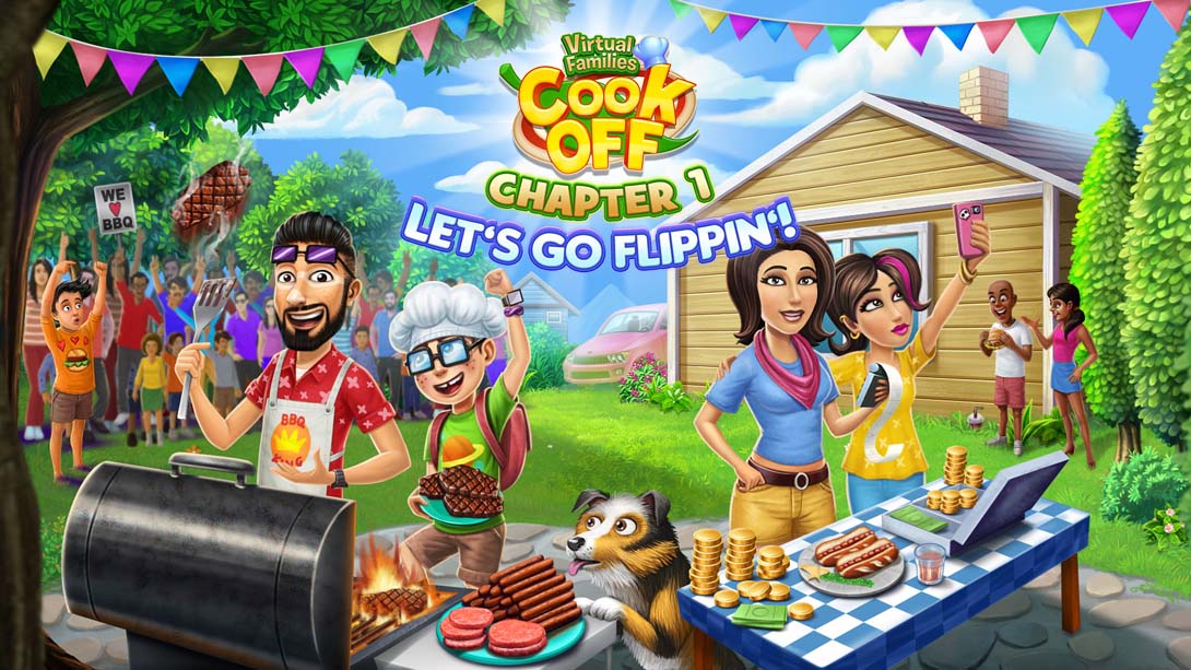 【美版】虚拟家庭烹饪：第1章“让我们一起做” Virtual Families Cook Off: Chapter 1 Let's Go Flippin'_0