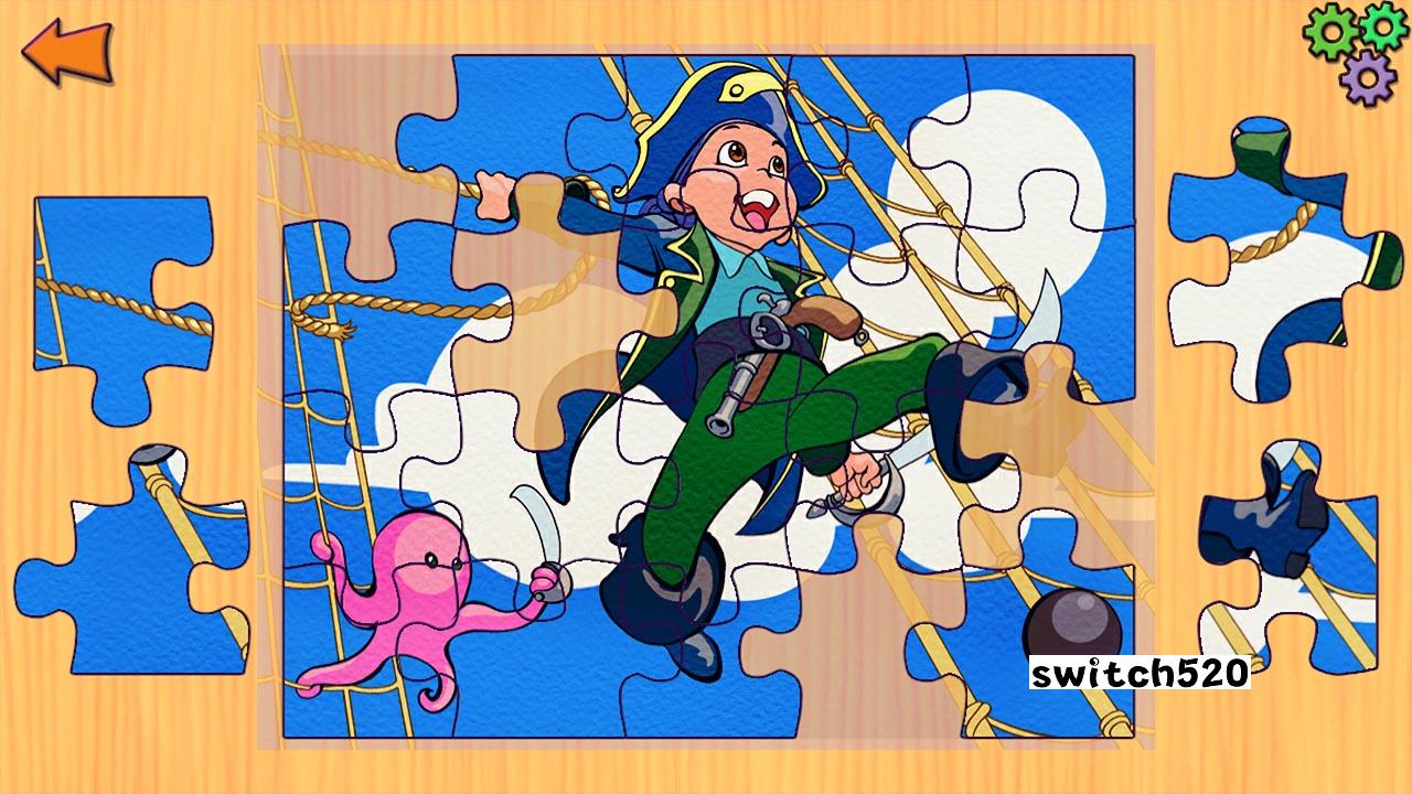 适合儿童和幼儿的教育冒险学习儿童益智游戏Pirates Jigsaw Puzzle - Education Adventure Learning Childre_6