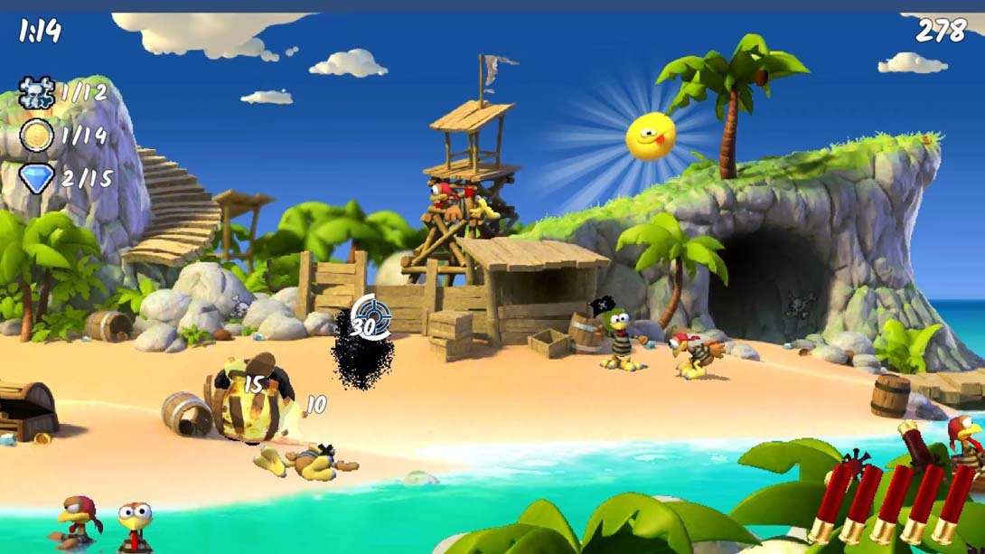 【美版】摩尔洪海贼团 - 疯鸡海贼团  Moorhuhn Pirates - Crazy Chicken Pirates_2
