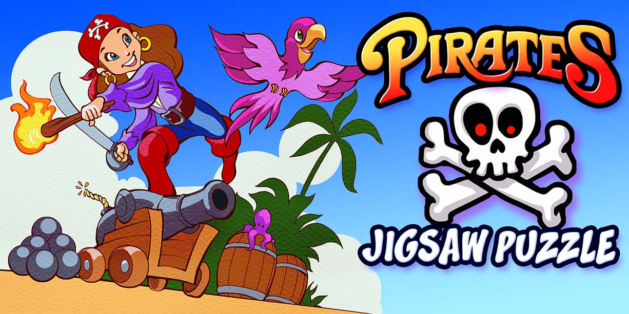 适合儿童和幼儿的教育冒险学习儿童益智游戏Pirates Jigsaw Puzzle - Education Adventure Learning Childre_0